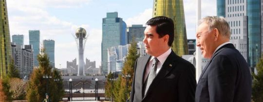 Why did Berdymuhamedov come to Astana?